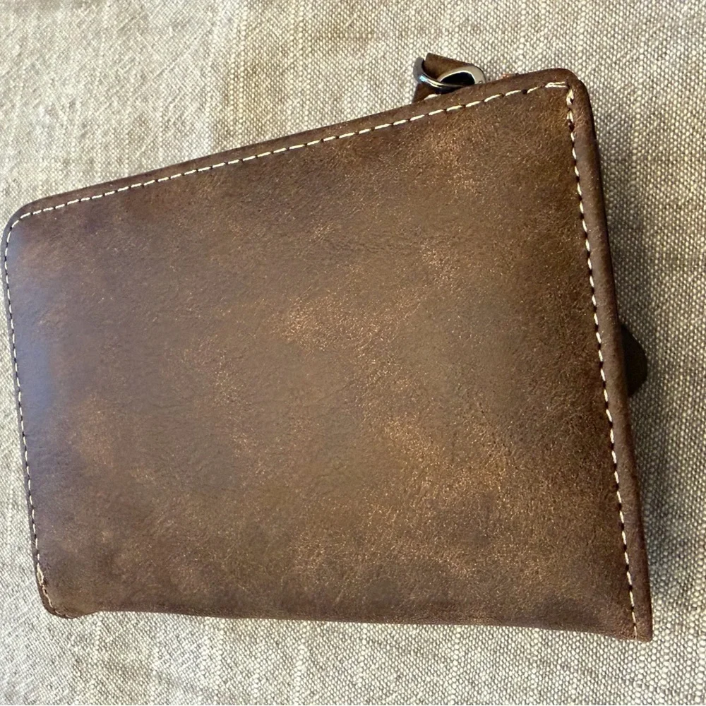 Brown Leather Wallet by